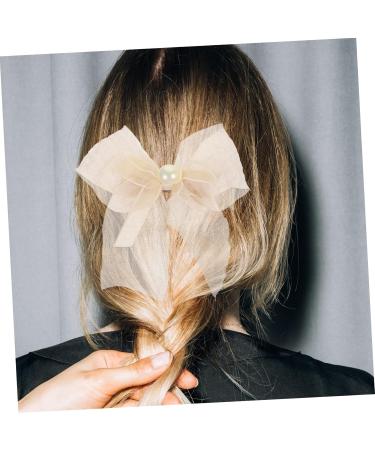 EXCEART Rite Rituals Prom Lace Hair Clip Cloth Hairpin Hair Accessories for Girls Hair Jewels for Women Bow Clips for Women Girls Bow Hairpin Grace Big Bow Headgear Hair Ring Child Bow Tie - Buy Online on GoSupps.com