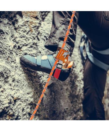 Newdoar Foot Ascender Riser - Climbing Device for 8-13mm Rope - Orange Left | Ideal for Tree Climbing Mountaineering & Roping - Buy Online on GoSupps.com