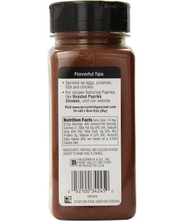 McCormick Gourmet Fancy Paprika 8.5 Oz 8.5 Ounces - Buy Online on GoSupps.com