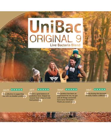Sweet Cures Everyday Probiotics - UniBac: Unified Bacteria Live Bacteria Blend 9 - 60 Capsules - 6 Billion per dose - SC Nutra - Buy Online on GoSupps.com