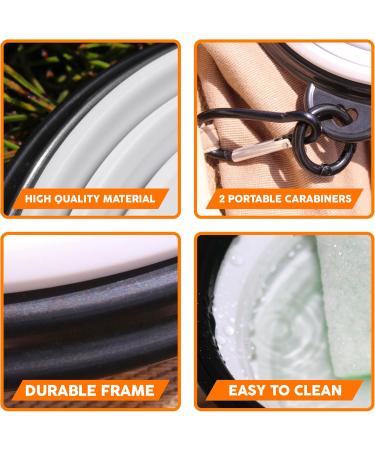 Akita Portable Folding Dog Bowl with Carabiners - Lightweight & Unique Accessory for Walks - Buy Online on GoSupps.com