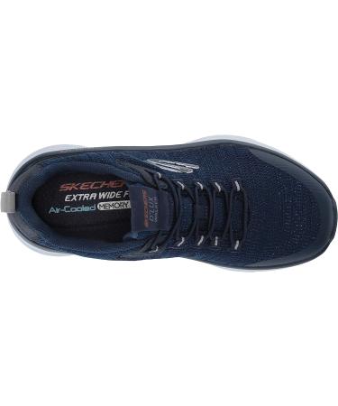Skechers Men's D'lux Walker Pensive Oxford 10.5 X-Wide Navy - Quality Comfort for Every Step - Buy Online on GoSupps.com