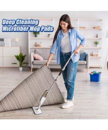 12 Pack Microfiber Cleaning Pads for Bona Mop | Reusable & Washable 18 Inch Replacement Pads | Floor Cleaning Refills Compatible with Bona Mop - Buy Online on GoSupps.com