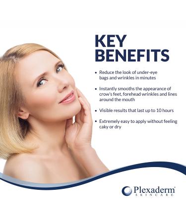 Plexaderm Rapid Reduction Eye Serum - Advanced Anti-Aging Formula for Under-Eye Bags, Wrinkles, Dark Circles, Fine Lines & Crow's Feet - Instant Wrinkle Remover - Buy Online on GoSupps.com