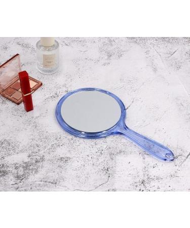 Buy OIGUMR Large Double Sided Handheld Mirror - 1x/2x Magnification Cute Design 5.8x10.6 inch Blue - Perfect for International Shipping! - Buy Online on GoSupps.com