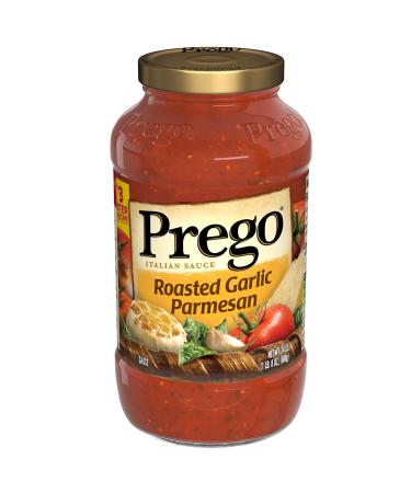 Prego Pasta Sauce, Italian Tomato Sauce with Roasted Garlic & Parmesan Cheese, 24 Ounce Jar