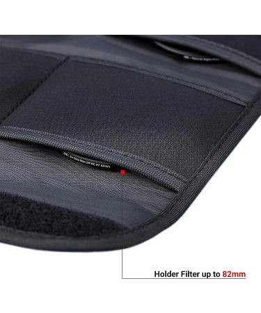4-Pocket Lens Filter Case for Filters up to 82mm | Foldout Filter Pouch with Microfiber Cloth | Photography Filter Holder Bag - Buy Online on GoSupps.com