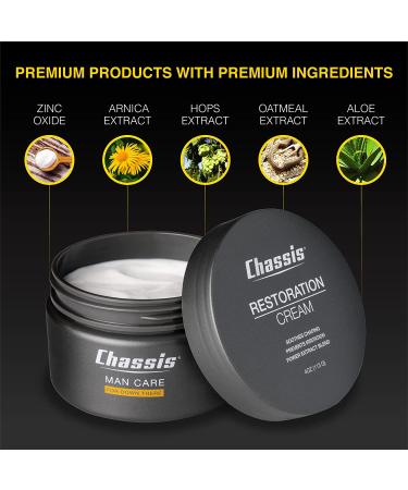 Chassis Man Care Restoration Cream 2.5 fl oz - Men's Skincare Solution - Buy Online on GoSupps.com