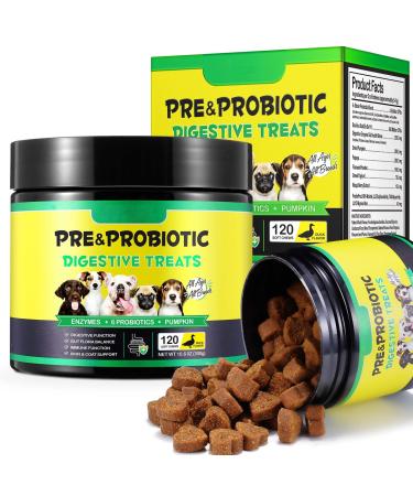 Probiotic chewable tablets for dogs probiotics dog intestinal health building dog intestinal flora stomach and intestinal flora dogs allergies yeast balance supports immune system and general health