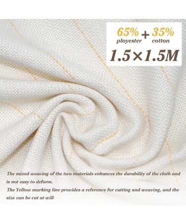 59x59 Monks Cloth for Tufting Gun - DIY Rug Tufting Kit Fabric - Buy Online on GoSupps.com