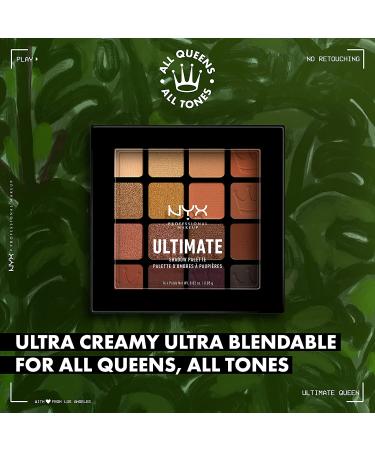 NYX Ultimate Queen Eyeshadow Palette | Professional Makeup - Bold Shades & Versatile Looks - Buy Online on GoSupps.com