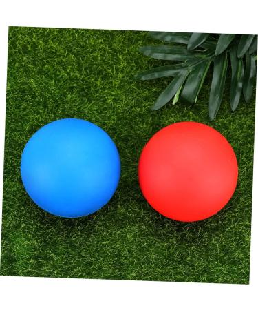Solustrie 2-Pack Arch Massage Lacrosse Balls | Spiky Trigger Point Foam Roller & Back Roller | Yoga & Foot Massage Device | Perfect for Ice Hockey & Body Recovery - Buy Online on GoSupps.com