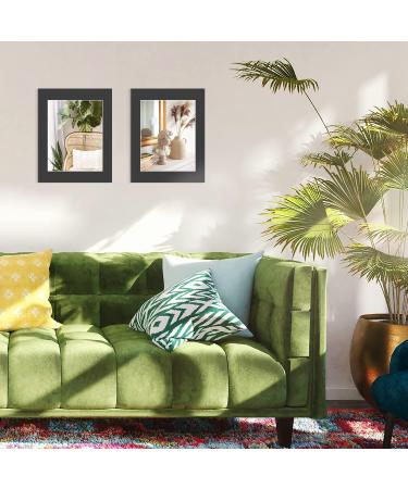 Golden State Art 11x14 Black Pre-Cut Picture Mats (10 Pack) - Acid Free, High Premier Bevel Cut with White Core for 8.5x11 Photos - Buy Online on GoSupps.com