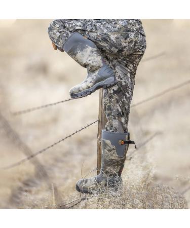 HISEA Apollo Pro 400G Insulated Men's Hunting Boots | Waterproof Rubber Mud Boots in 8 Kanati Camo - Buy Online on GoSupps.com