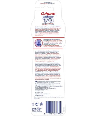 Colgate Smiles Oral Care Toothbrush Duo for Kids 2-6 Years - Pack of 4 Assorted | International Shipping - Buy Online on GoSupps.com