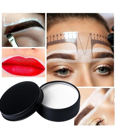 Eyebrow Mapping Cream | White Eyebrow Contour Paste Positioning the Shape of Eyebrow Lips 20g Positioning the Shape of Eyebrow Lips for Wobblo - Buy Online on GoSupps.com