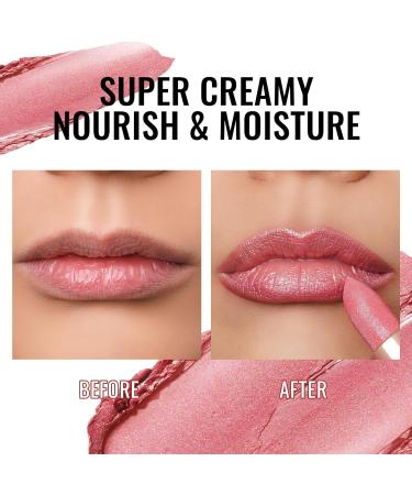 Oulac Moisture Shine Lipstick in Pink Jewel (PG03) - Creamy Shimmering Vegan Lip Care for Moisturized Lips - Buy Online on GoSupps.com