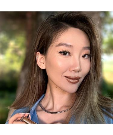 Mynena Diamond Lips | Bronze & Silver Metallic High-Shine Lip Gloss | Hydrating Non-Sticky Lipstick Topper by IHazel - Shop Internationally - Buy Online on GoSupps.com