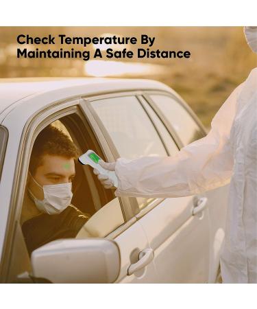 4-in-1 Contactless Infrared Digital Thermometer for Forehead, Room, Liquid & Object Temperature - Suitable for All Ages - Buy Online on GoSupps.com