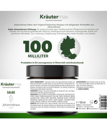  Kr utermax. Pack of 3 highly concentrated St. John's wort oil and extract ointments - 100 ml - Buy Online on GoSupps.com