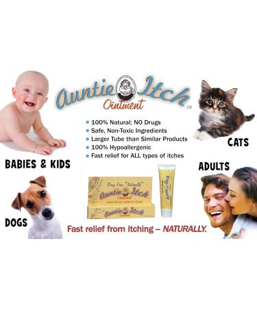 Auntie Itch Ointment - Soothing Relief for Itchy Skin (Single Pack) - Buy Online on GoSupps.com