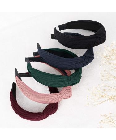 Hbselect 10stk Wide Hair Bands for Women - Colorful Hair Ties for Everyday Concerts and Parties - Thick Hair Accessories - Buy Online on GoSupps.com