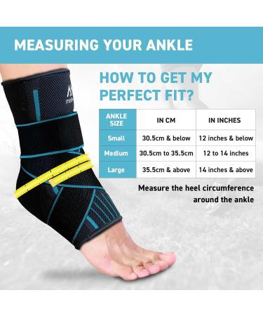 Med-Fit Stride-Flex Ankle Support with 3D Fabric Technology - Small Blue 1 - Buy Online on GoSupps.com