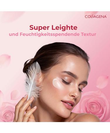 Collagena Rose Essential nourishing day cream with rose oil and collagen peptides deepacting moisture and antiaging care enriched with shea butter almond and olive oil 50 ml - Buy Online on GoSupps.com