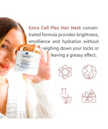 Extra Cell Plex Hair Mask - Deep Conditioning Treatment for Damaged Color-Treated & Bleached Hair - 8.5 fl oz | International Shipping Available - Buy Online on GoSupps.com