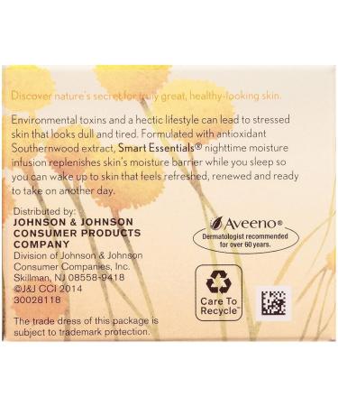 Aveeno Smart Essentials Nighttime Moisture Infusion Facial Moisturizer 1.7oz - Hydrating Skin Care for All Skin Types | International Shipping Available - Buy Online on GoSupps.com