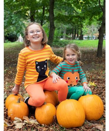 Organic Orange Baby Leggings - Size 6-12 Months - Buy Online on GoSupps.com