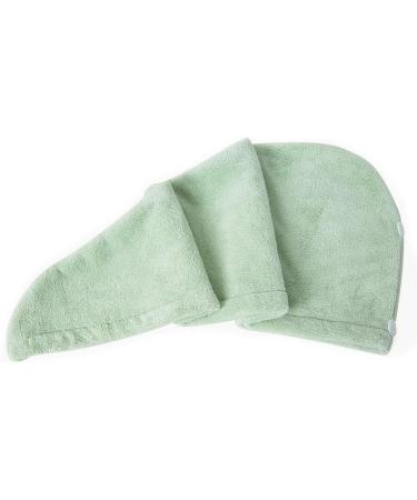 ENETIX Microfiber Towel for Women - Quick-Drying Anti-Frizz Hair Turban (Mint) - 2 Pack 25x70 cm Super Absorbent Fast-Drying Hair Towels - Buy Online on GoSupps.com