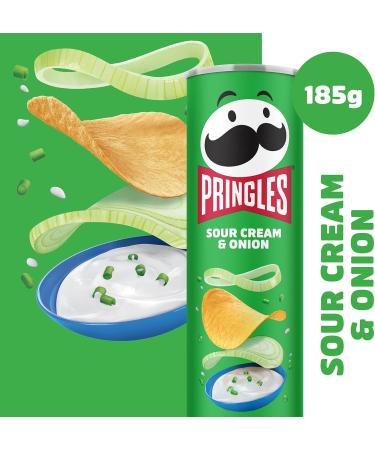  Pringles Pringles Sour Cream & Onion 1 x 185 g - Buy Online on GoSupps.com