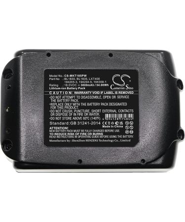 PRUVA 3000mAh Battery for Makita XSF03M XSF03Z XSH01Z XSH03MZ | Compatible P/N: 194065-3 194066-1 194204-5 194205-3 194230-4 | Fast International Shipping - Buy Online on GoSupps.com