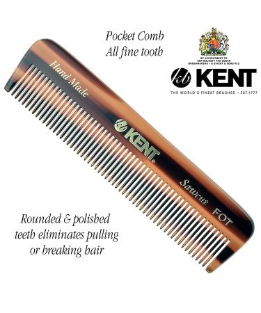 Kent A FOT Handmade Fine Tooth Pocket Comb for Men - Made in England - Buy Online on GoSupps.com