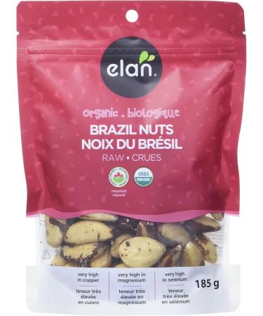 ELAN Organic Raw Brazil Nuts Non-GMO Vegan Gluten-Free Kosher 185g & Organic Sunflower Seeds 200 Gram Brazil Nuts + Sunflower Seeds - Buy Online on GoSupps.com