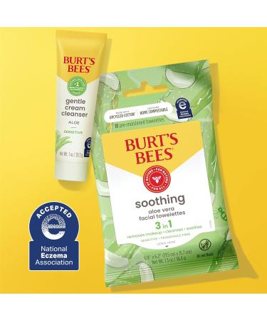 Burt's Bees Gentle Skin Care To-Go Set Includes Cleanser Towelettes Lotion and Sheet Mask Travel Size Facial Skin Care Products for Sensitive Skin Natural Origin 1 Gift Set Gentle Skin Set - Buy Online on GoSupps.com