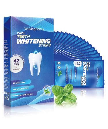 Bande Blanchiment Dentaire Whitening Strips:Kit de Blanchiment Dentaire Professionnel 42 Bandes (21 Applications) claircissement Rapide et Soin Doux pour les Dents Menthe 42 unit (Lot de 1)