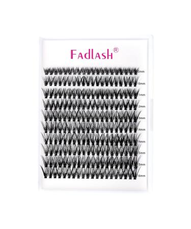 Individual Cluster Eyelashes for Extensions - 40P 0.07 D Curl Mix 8-16mm | Artificial Eyelashes for Beginners DH-40D-0.07-D - Buy Online on GoSupps.com