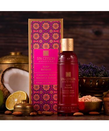 Buy SPA CEYLON Sleep Intense Calming Body Massage Serum - Organic Ayurvedic Restorative Oil for Restful Sleep | International Shipping Available - Buy Online on GoSupps.com