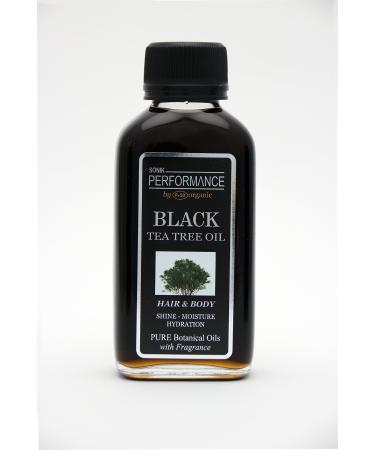 100% PURE JAMAICAN BLACK TEA TREE OIL 4oz - With FRAGRANCE - By SONIK PERFORMANCE | P+50 ORGANIC - For Face Hair Body and Nails - hot oil treatment - Great for Dermatitis Psoriasis Eczema Brittle Nails Dry Hair & Scalp Burns Pain Stretch Marks Rosacea Cut