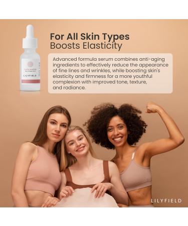 LILYFIELD Wrinkle Correcting Serum - Phyto Collagen & Vitamin C Anti-Aging Dark Spot Targeting | Korean Skincare for All Skin Types - 30ml - Buy Online on GoSupps.com