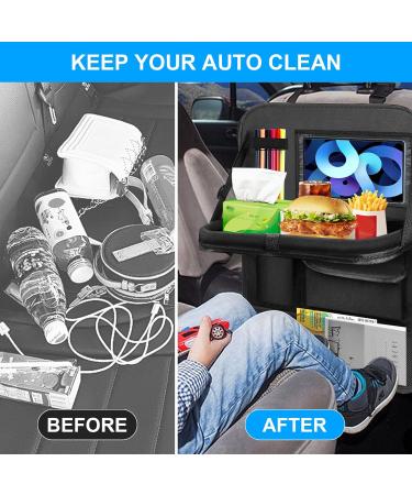 Chwnibay Car Seat Organizer for Kids | Waterproof Oxford Fabric | Backrest Protection & 12 iPad Tablet Bag | Folding Table | Perfect for Travel - Buy Online on GoSupps.com