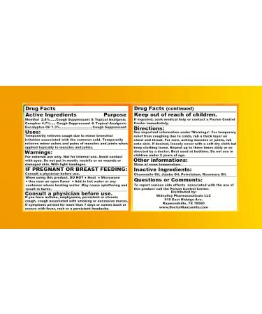 Doctor Manzanilla Vapor Plus - Natural Relief for Congestion and Sinus Problems - Buy Online on GoSupps.com