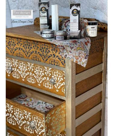 Redesign Chalk Paste 3.4 Fl. Oz. - Iron Gate Paint for Fabric, Wood, Silk Screen Stencils - Ideal for Home Decor, T-Shirt Printing - Memorial's Day & Mother's Day Gifts - Buy Online on GoSupps.com