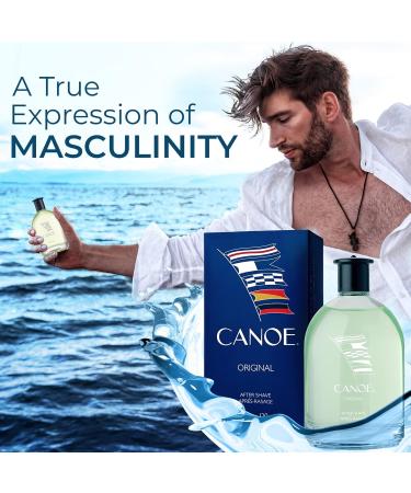 Buy CANOE Aftershave Splash for Men by DANA | 4 fl oz | Classic Sport Scent | Essence of Adventure - International Shipping Available - Buy Online on GoSupps.com