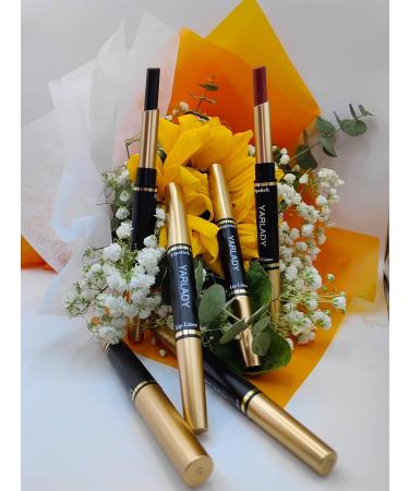 6pcs Matte Lipstick & Lip Liner Set - Long Lasting Waterproof Nude & Dark Brown - 24 Hour Moisturizing Lip Makeup Kit - Buy Online on GoSupps.com