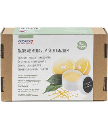 GLOREX 6 1602 400 Natural Cosmetic Starter Kit for Making Approx. 120 ML Hand Cream with Nourishing Orange Oil A Creative Gift Idea Multicolor - Buy Online on GoSupps.com
