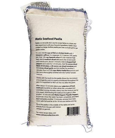 Matiz Spain Bomba Paella Rice 2.2 lbs | Firm Natural Spanish Grain | Round Medium Short | Gluten Free - 1 Bag (2.2 Pound) - Buy Online on GoSupps.com