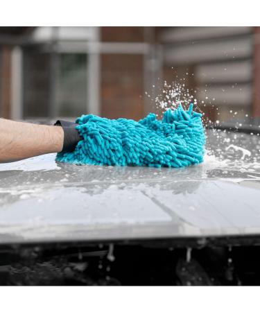 DetailMate Car Care Set - GYEON Q M Bathe+ 400ml Car Shampoo Wash Mitt & 1000GSM Microfiber Drying Cloth - Premium International Shipping - Buy Online on GoSupps.com